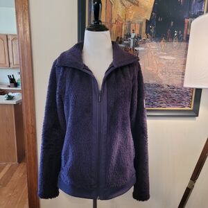The North Face Women's Plush Purple Teddy Jacket